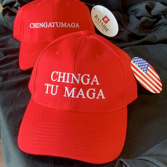 CHINGATUMAGA Hat (Embroidered Cotton Dad Cap) Red - Picture 4 of 4